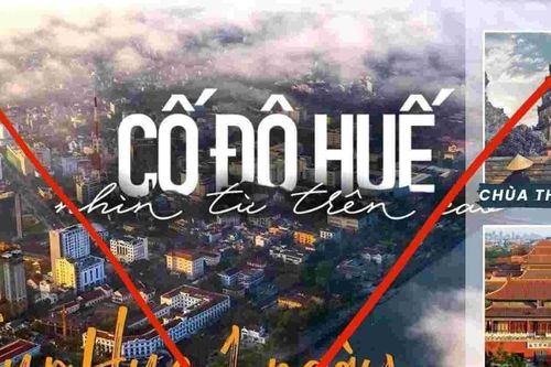 Hướng dẫn viên đăng nhầm hình Tử Cấm Thành để quảng cáo tour du lịch Huế