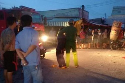 Tạm giữ đối tượng 'đâm người, đốt xe tải'
