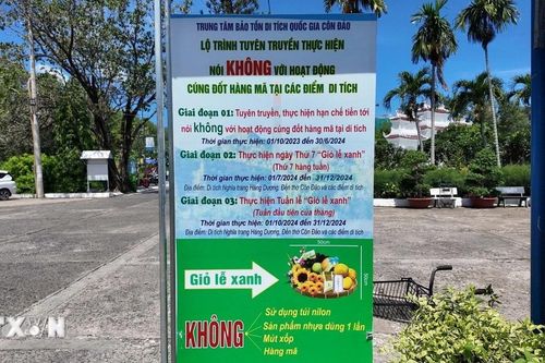 Côn Đảo chính thức nói không với hoạt động cúng đốt hàng mã