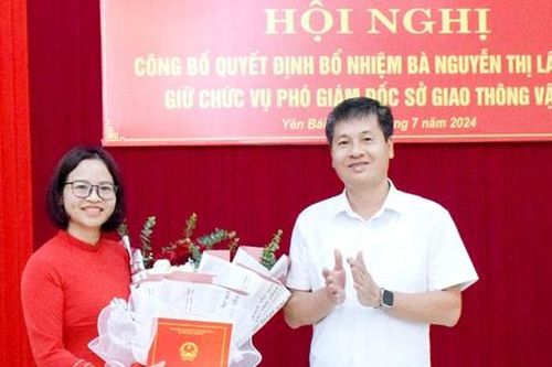 Yên Bái: Bổ nhiệm nữ Trưởng phòng giữ chức Phó Giám đốc Sở Giao thông vận tải