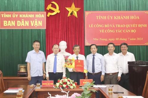 Ông Cao Ngọc Tâm giữ chức vụ Phó Trưởng Ban Dân vận Tỉnh ủy