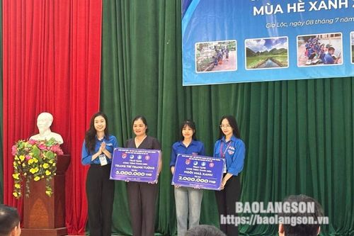 Đoàn Trường Đại học Ngoại thương tổ chức các hoạt động tình nguyện hè tại huyện Chi Lăng