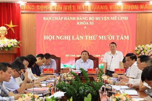 Mê Linh: Siết chặt kỷ luật, tăng cường trách nhiệm trong giải quyết công việc