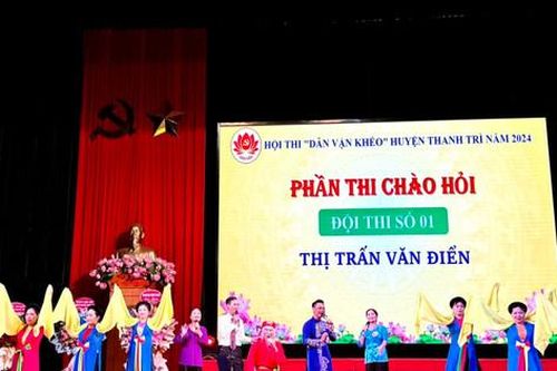 Thanh Trì: Sôi nổi Hội thi dân vận khéo năm 2024