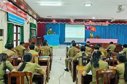Hoàn thành lớp bồi dưỡng nghiệp vụ cho Công an tỉnh Sê Kông