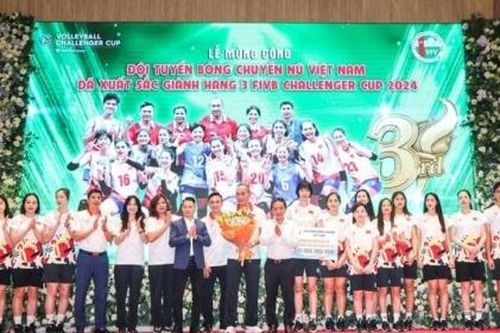 Đội tuyển bóng chuyền nữ Việt Nam được nhận thưởng gần một tỷ đồng