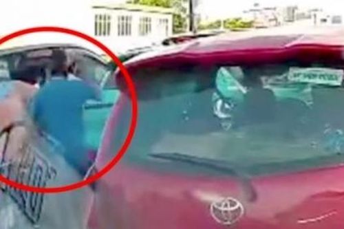 Xác minh clip tài xế ô tô đấm gục người phụ nữ đi xe máy