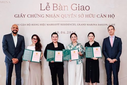 Masterise Homes bàn giao sổ hồng các căn hộ hàng hiệu tại Grand Marina, Saigon