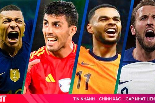 Bán kết Euro 2024: Tây Ban Nha - Pháp kỳ phùng địch thủ, Anh - Hà Lan ngang tài, ngang sức