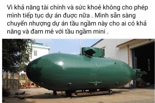 Dự án tàu ngầm Trường Sa ''made in Vietnam'' bất ngờ bị chủ nhân rao bán