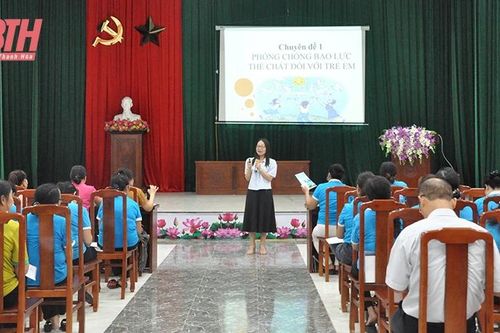 Nỗ lực thực hiện Dự án 'Nâng cao năng lực cộng đồng trong phòng, chống bạo lực thể chất đối với trẻ em'