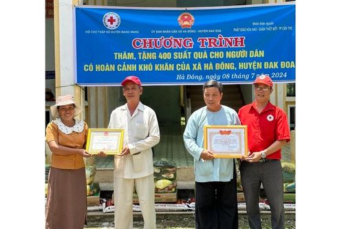 Tặng trên 1.260 suất quà cho người nghèo và học sinh khó khăn huyện Phú Thiện, Đak Đoa và Mang Yang