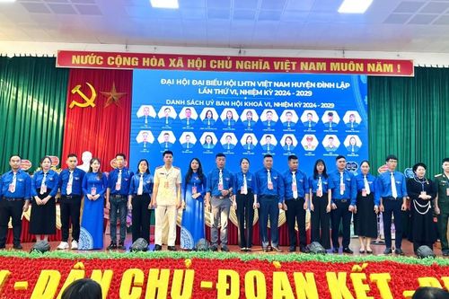 Đại hội đại biểu Hội Liên hiệp thanh niên Việt Nam huyện Đình Lập