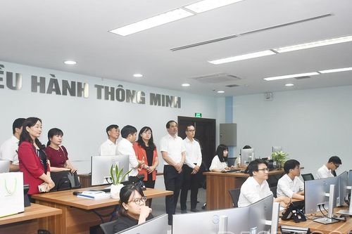 Đoàn công tác tỉnh Lào Cai học tập kinh nghiệm công tác chuyển đổi số tại thành phố Đà Nẵng