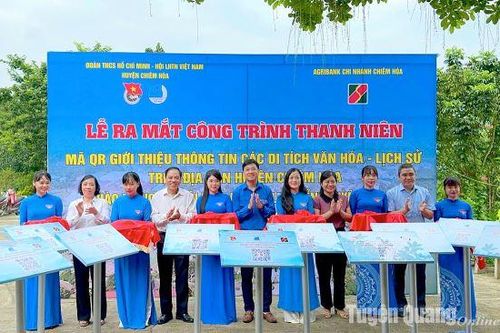 Chiêm Hóa ra mắt công trình thanh niên hệ thống mã QR giới thiệu thông tin các điểm di tích lịch sử, văn hóa