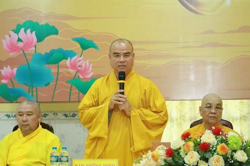 Đồng Tháp: Ban Chỉ đạo An cư kiết hạ Phật giáo tỉnh thăm, sách tấn hành giả tại các trường hạ
