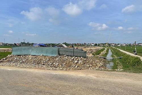 Thiệu Hóa (Thanh Hóa): Khắc phục tình trạng đấu nối trái phép vào Tỉnh lộ 506B