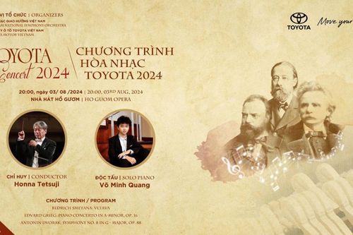 Hòa nhạc Toyota 2024 sẽ mang nhiều tác phẩm kinh điển tới khán thính giả Hà Nội