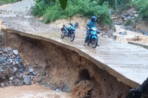 Điện Biên: Nhiều thiệt hại bởi mưa to, lũ ống tại huyện Điện Biên Đông
