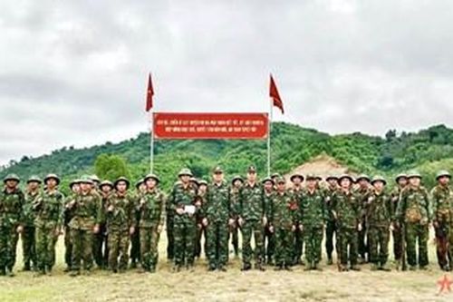 Bộ CHQS tỉnh Bình Phước diễn tập có bắn đạn thật cấp trung đội bộ binh