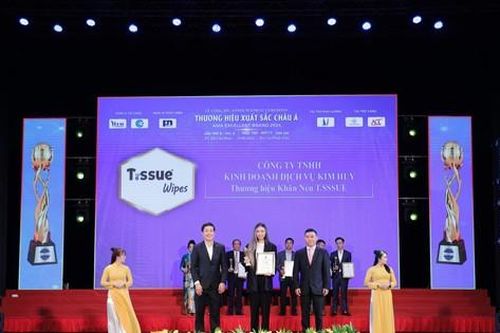 Khăn nén T.ssue được vinh danh Top 10 – Thương hiệu xuất sắc châu Á 2024
