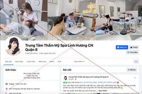 Hành nghề 'chui', Thẩm mỹ Spa Linh Hương bị phạt nặng