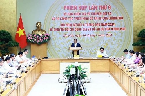 Thủ tướng chủ trì sơ kết công tác chuyển đổi số quốc gia 6 tháng năm 2024