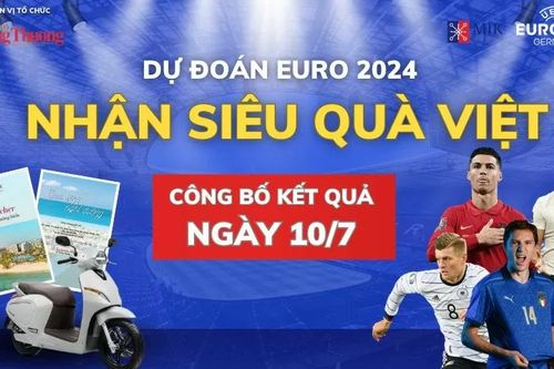 Công bố kết quả Dự đoán EURO - Nhận siêu quà Việt ngày 10/7