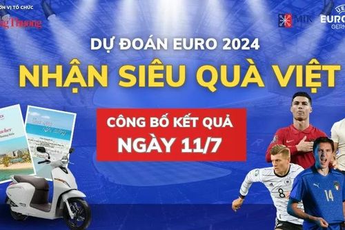 Công bố kết quả Dự đoán EURO - Nhận siêu quà Việt ngày 11/7