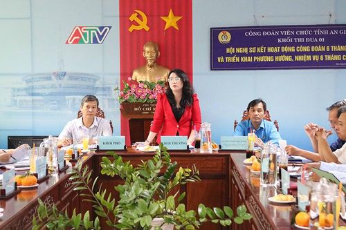 Khối Thi đua 1 sơ kết hoạt động 6 tháng đầu năm