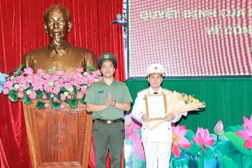 Thượng tá Lê Mạnh Hùng được bổ nhiệm làm Phó giám đốc Công an tỉnh