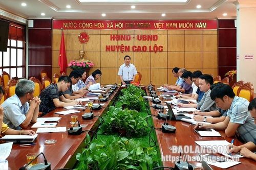 Ban Kinh tế - Ngân sách HĐND tỉnh khảo sát tại huyện Cao Lộc
