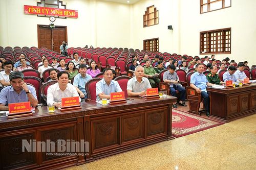 Ủy ban Kiểm tra Tỉnh ủy sơ kết công tác kiểm tra, giám sát của Đảng 6 tháng đầu năm