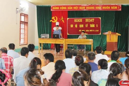 Đảng bộ xã Hồng Ngài học và làm theo Bác