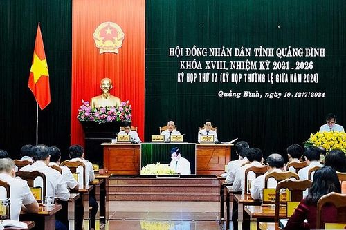 Quảng Bình: HĐND tỉnh khóa XVIII khai mạc Kỳ họp thứ 17