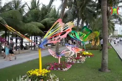 Rực rỡ con đường hoa biển Đà Nẵng