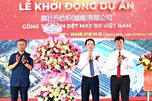 Khởi động dự án dệt may vốn đầu tư 71 triệu USD tại Quảng Ninh