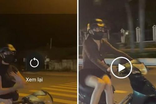 Cô gái điều khiển xe máy buông hai tay bị phạt hơn 14 triệu đồng