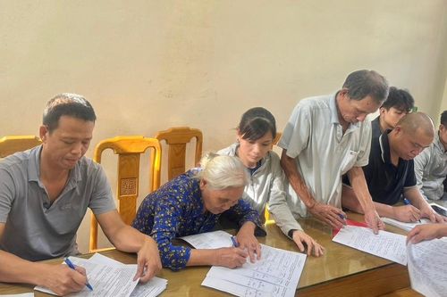 Huyện Thường Tín hoàn thành GPMB phục vụ thi công đường 427 qua xã Hà Hồi