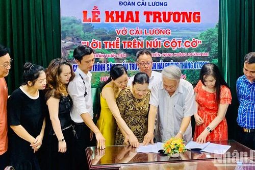 Hình tượng người chiến sĩ công an anh hùng lên sân khấu cải lương Hải Phòng