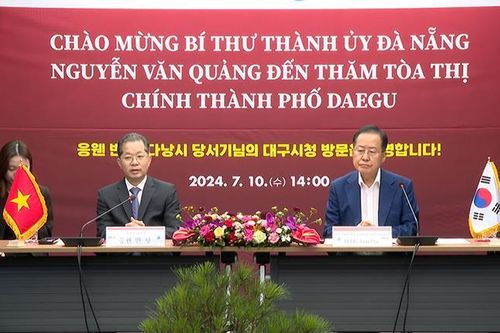 Đà Nẵng tăng cường hợp tác với Daegu