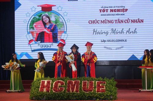 Thông điệp Hạnh phúc được trao gửi đến các tân cử nhân Giáo dục Mầm non
