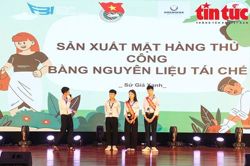 Đội Sóc Sơn giành giải Nhất cuộc thi 'Future Blue Innovation 2024'
