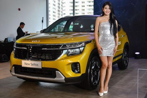 Mỹ nhân Việt thi nhau khoe sắc bên xe Kia Seltos 2024