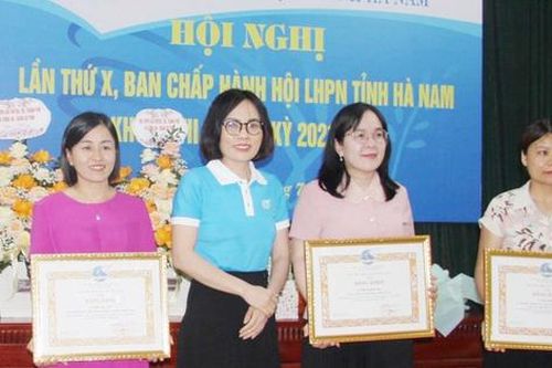Hà Nam: Hoàn thành và hoàn thành vượt mức 8/8 chỉ tiêu Nghị quyết Đại hội Phụ nữ toàn quốc XIII