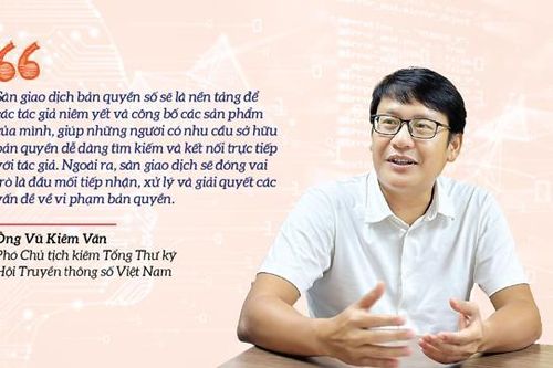 Sàn giao dịch bản quyền số: Bước tiến mới trong quản lý bản quyền