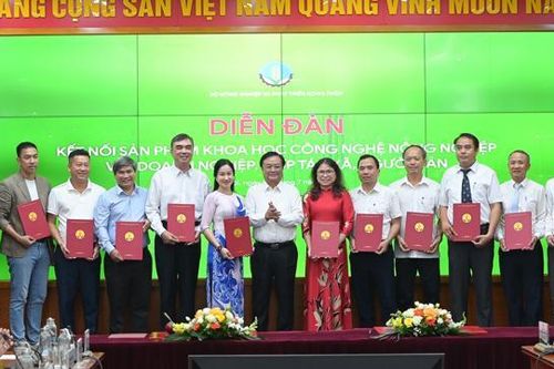 Kết nối, đưa sản phẩm khoa học công nghệ vào thực tiễn sản xuất nông nghiệp