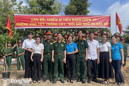 Trồng gần 300 cây ăn quả và cây lấy gỗ