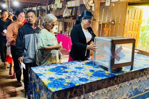 93,56% cử tri huyện Kbang đồng ý sắp xếp thôn, làng của xã Đăk Hlơ vào xã Nghĩa An và Kông Bờ La