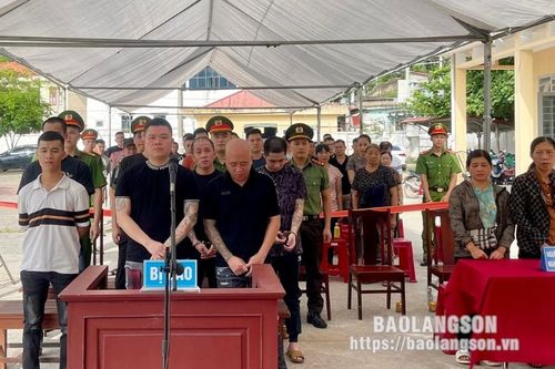 Chi Lăng: Xét xử lưu động nhóm đối tượng gây rối trật tự công cộng